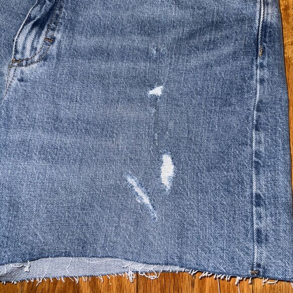 Wrangler Retro high rise jean Factory Cut Off Shorts 32 X 4 Sz 13 Juniors NWT - Picture 5 of 8